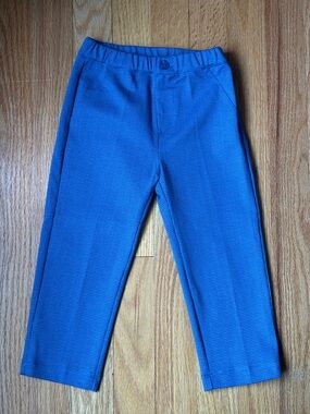 Mayoral Blue Textured Pull-On Leggings